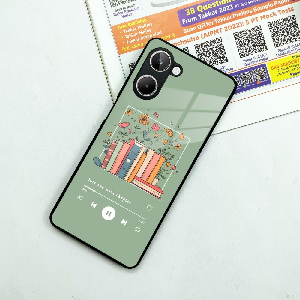 Soft Volume Stories Glass Case Cover For Realme/Narzo