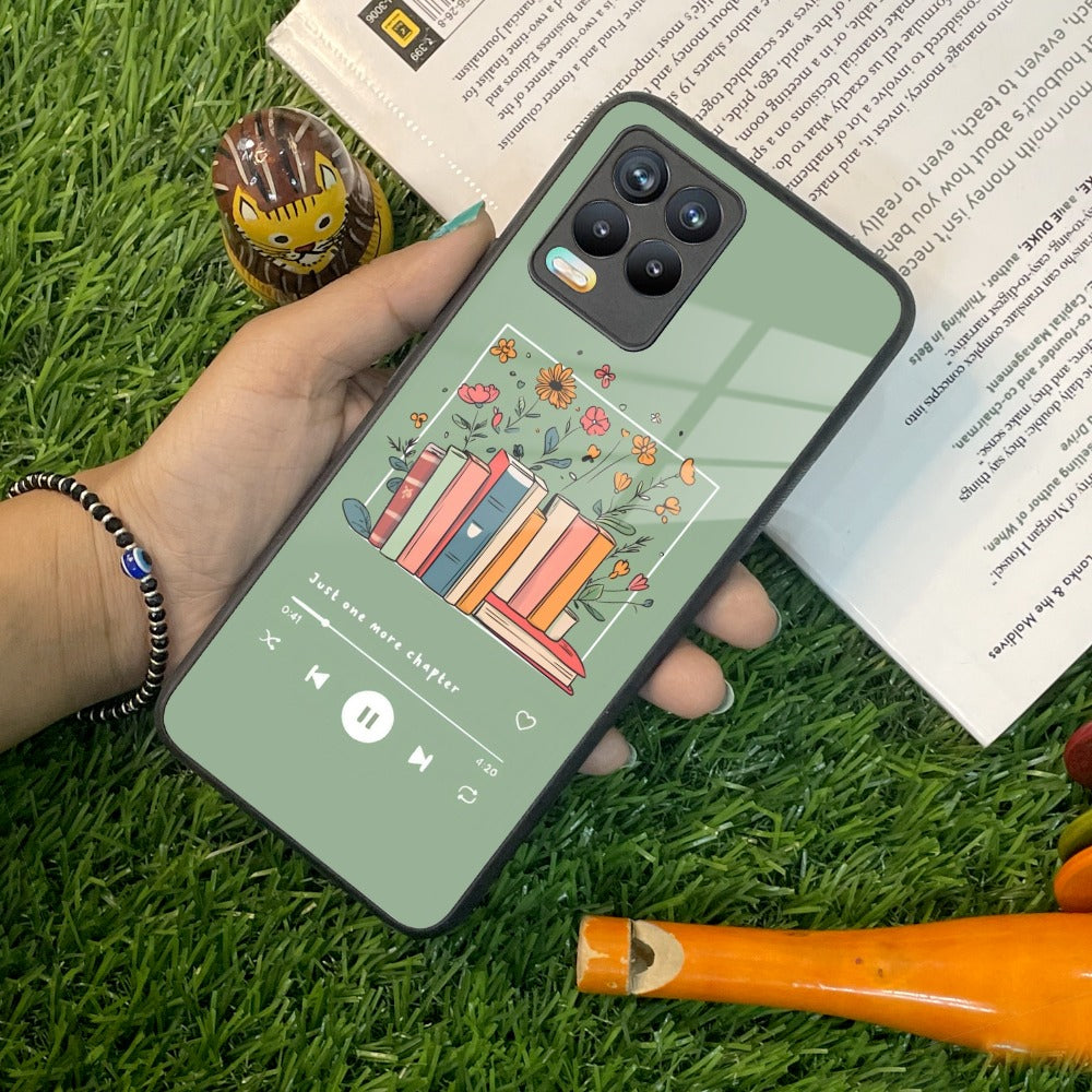 Soft Volume Stories Glass Case Cover For Realme/Narzo