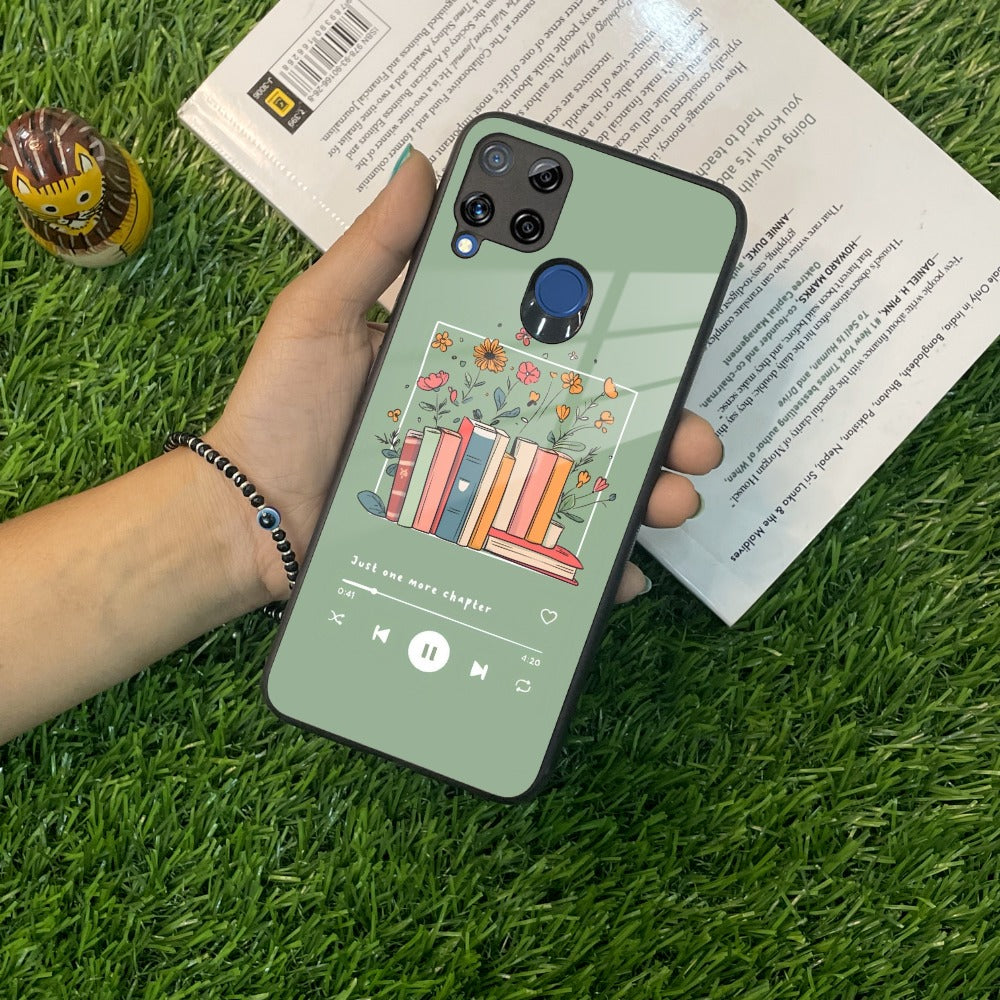 Soft Volume Stories Glass Case Cover For Realme/Narzo