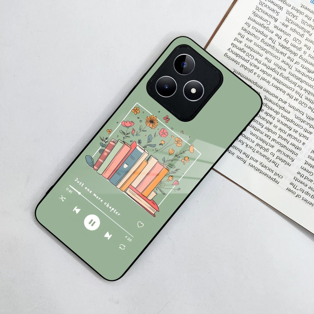 Soft Volume Stories Glass Case Cover For Realme/Narzo