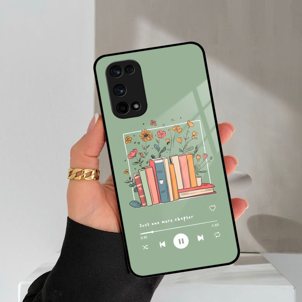 Soft Volume Stories Glass Case Cover For Realme/Narzo