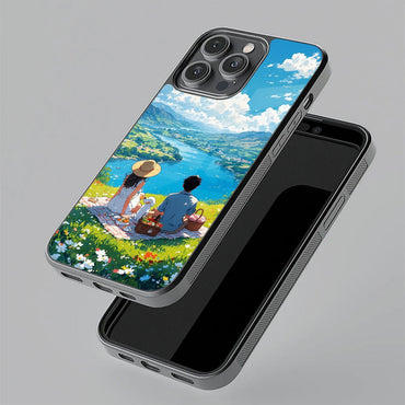 Lakeside Whimsy Glass Case Cover For Realme/Narzo