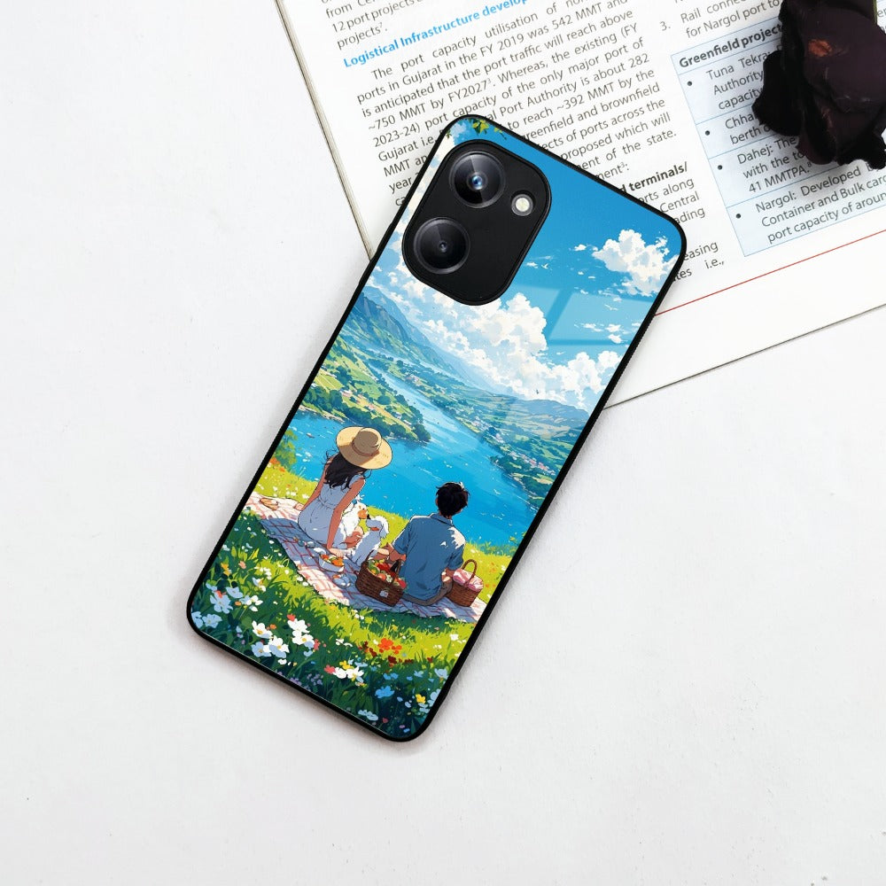 Lakeside Whimsy Glass Case Cover For Realme/Narzo