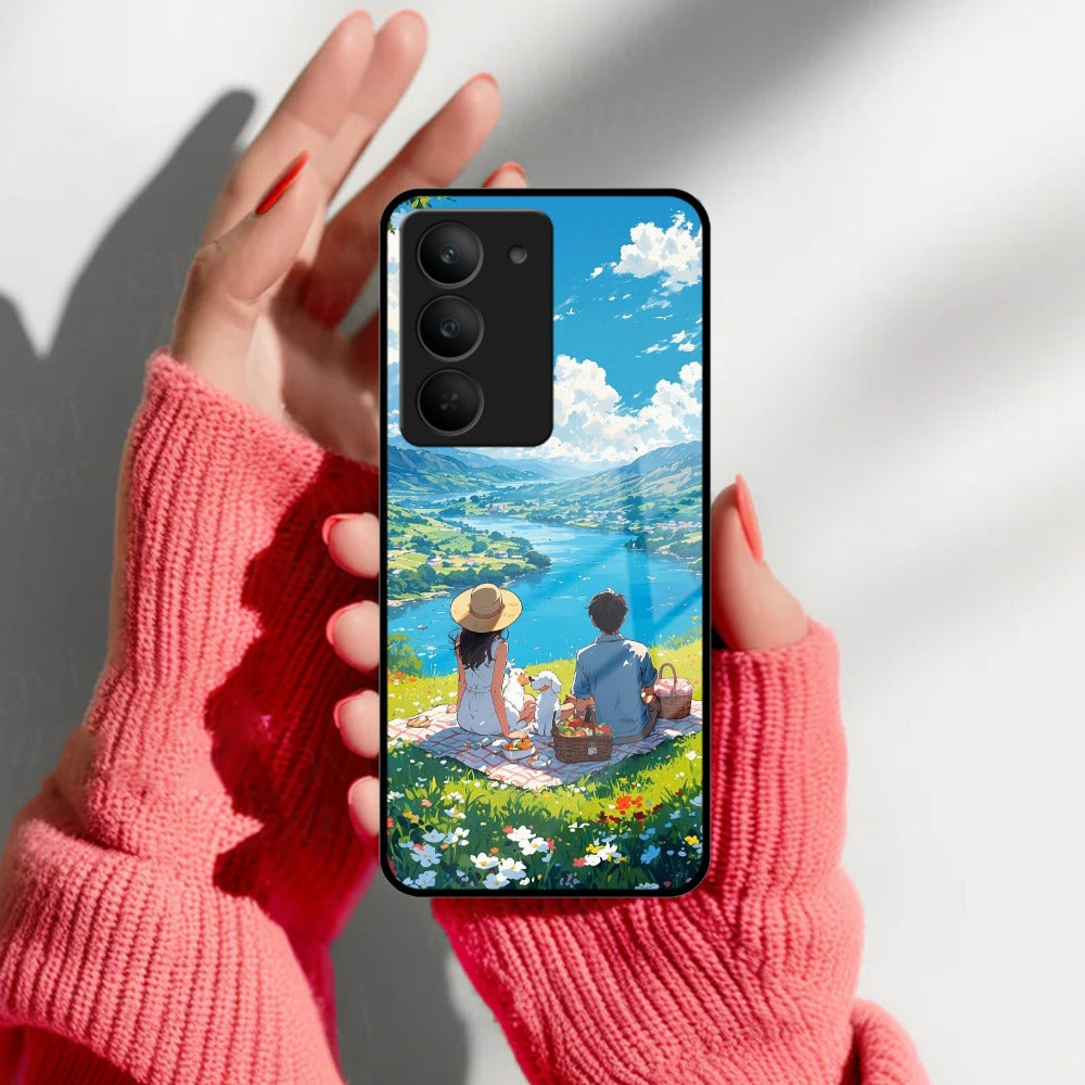 Lakeside Whimsy Glass Case Cover For Realme/Narzo