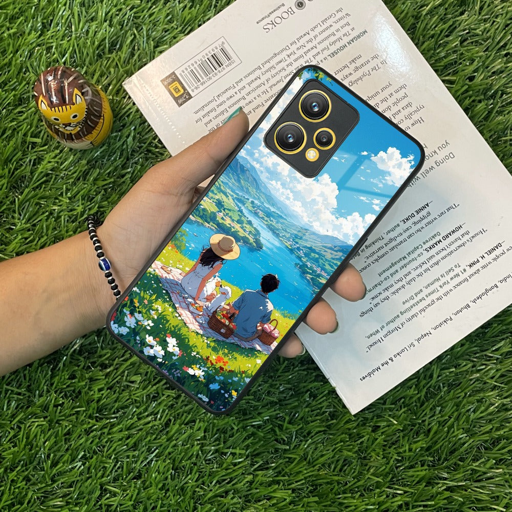 Lakeside Whimsy Glass Case Cover For Realme/Narzo