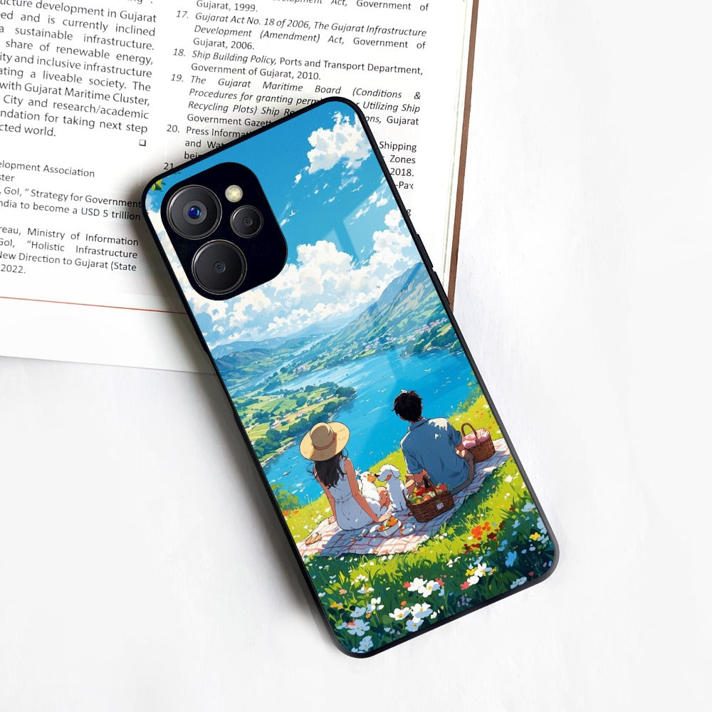 Lakeside Whimsy Glass Case Cover For Realme/Narzo