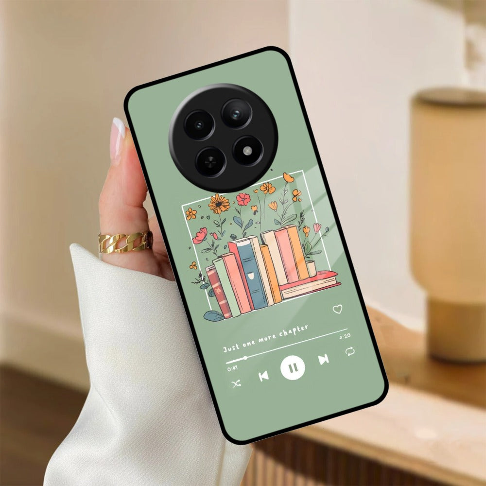 Soft Volume Stories Glass Case Cover For Realme/Narzo