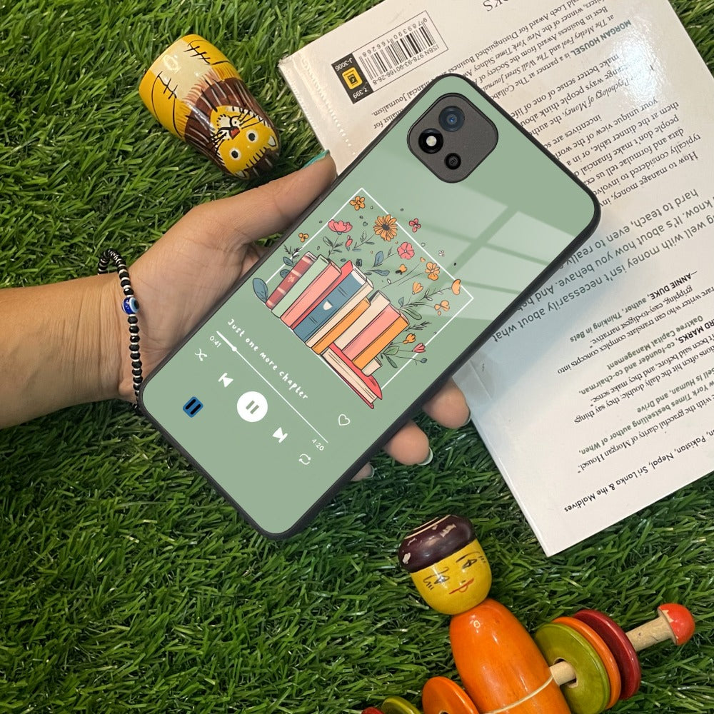 Soft Volume Stories Glass Case Cover For Realme/Narzo