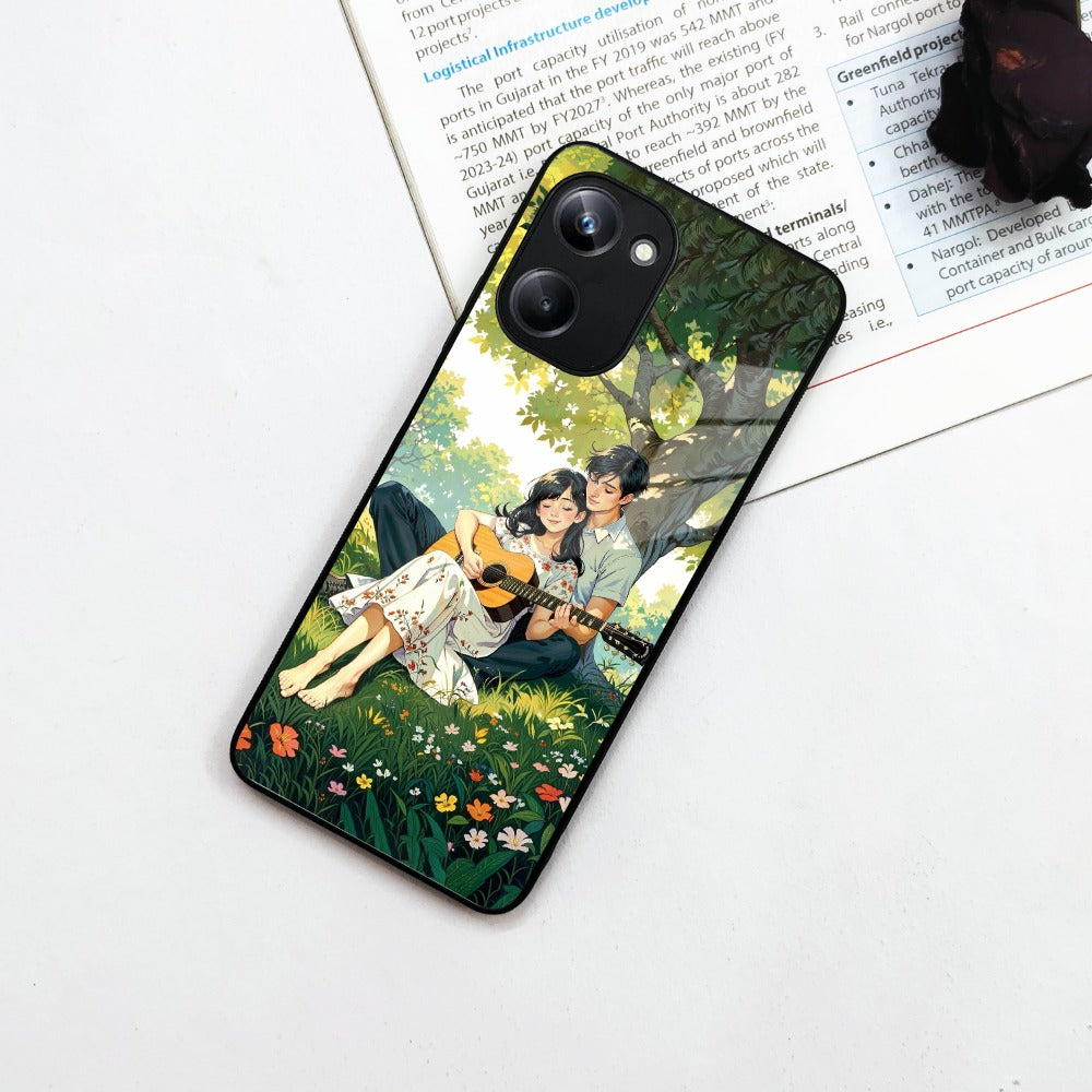 Strings of Love Glass Case Cover For Realme/Narzo