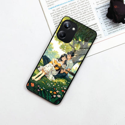 Strings of Love Glass Case Cover For Realme/Narzo