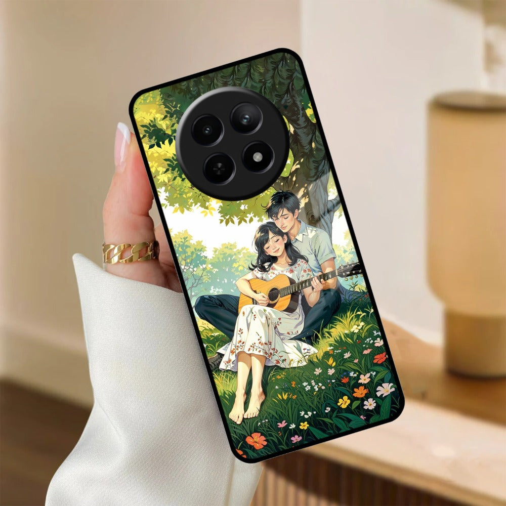 Strings of Love Glass Case Cover For Realme/Narzo
