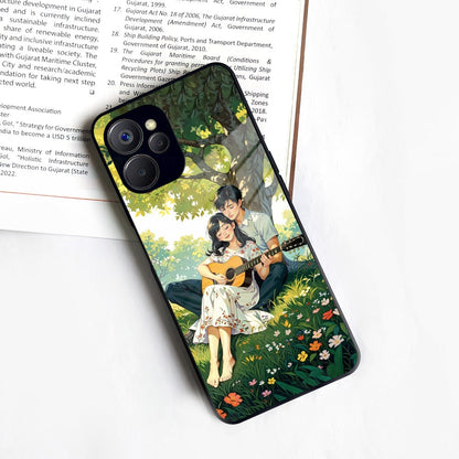 Strings of Love Glass Case Cover For Realme/Narzo
