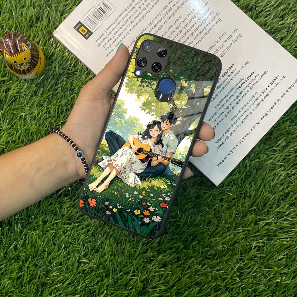 Strings of Love Glass Case Cover For Realme/Narzo