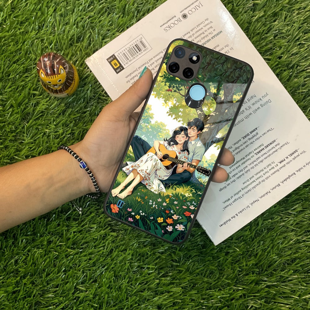 Strings of Love Glass Case Cover For Realme/Narzo