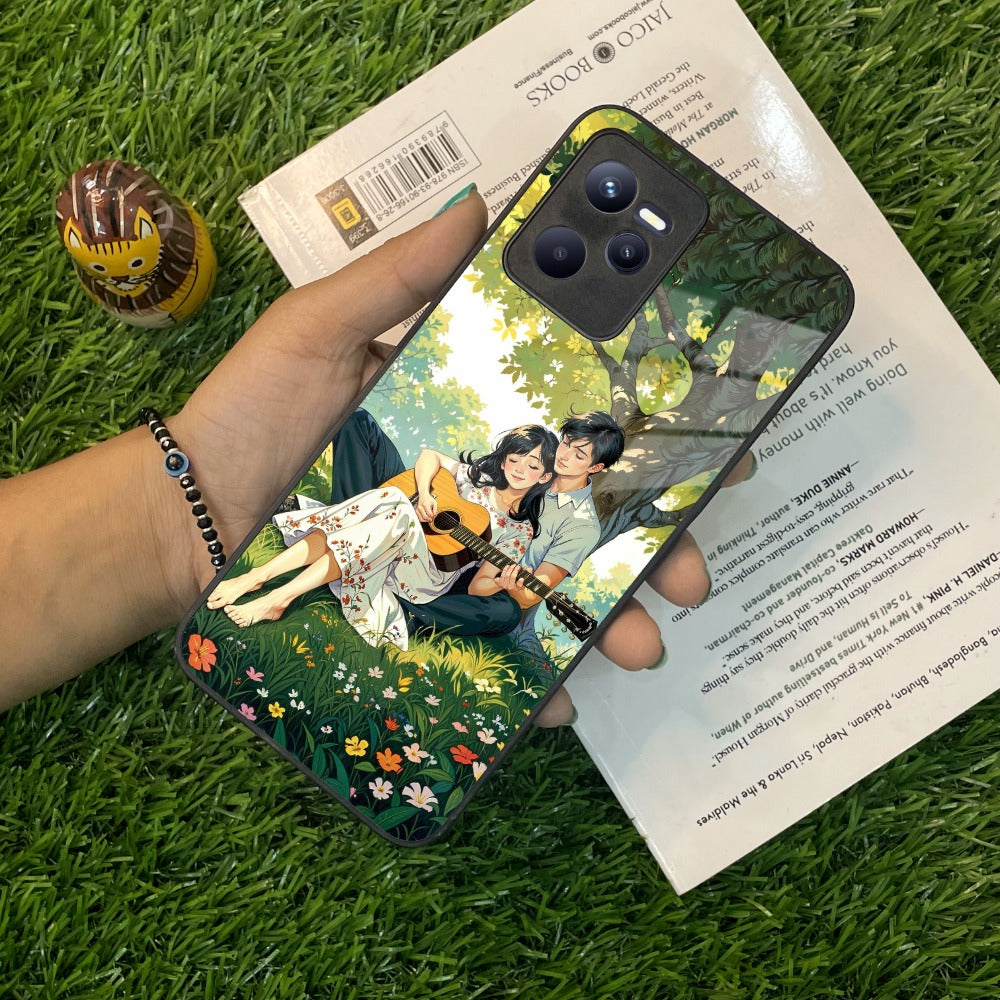 Strings of Love Glass Case Cover For Realme/Narzo