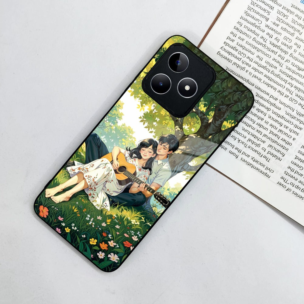 Strings of Love Glass Case Cover For Realme/Narzo