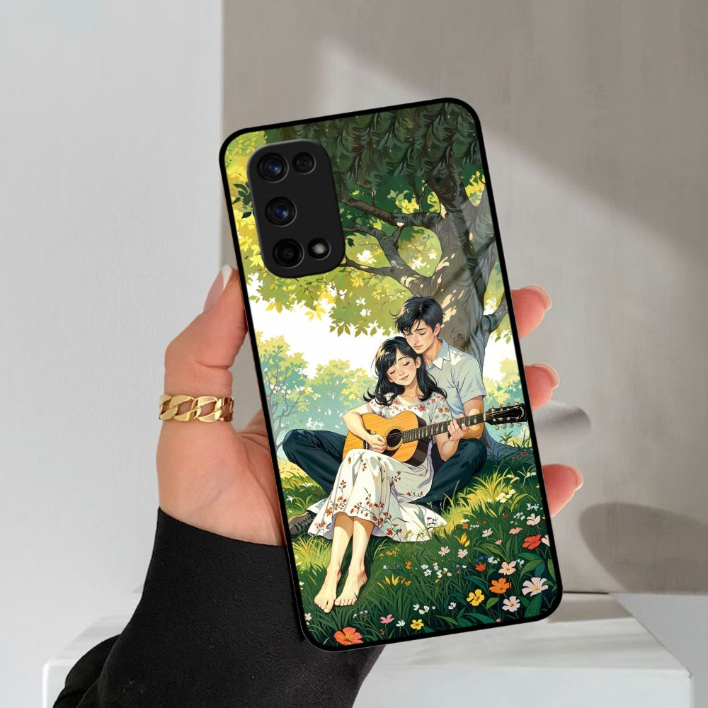 Strings of Love Glass Case Cover For Realme/Narzo