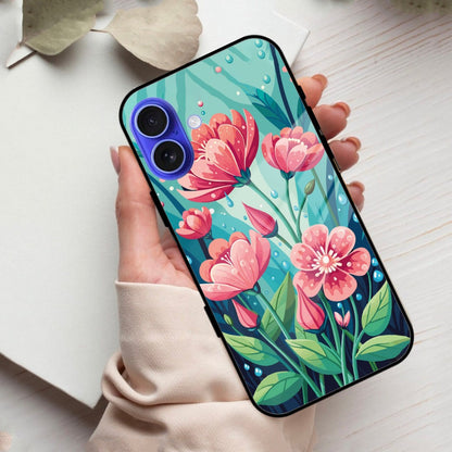 Tears of Spring Glass Case Cover For iPhone