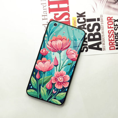 Tears of Spring Glass Case Cover For iPhone