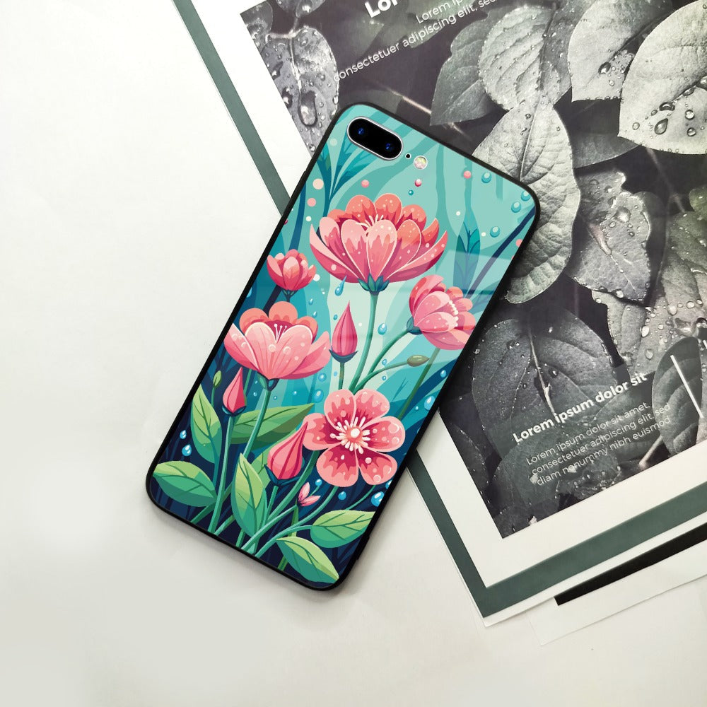 Tears of Spring Glass Case Cover For iPhone