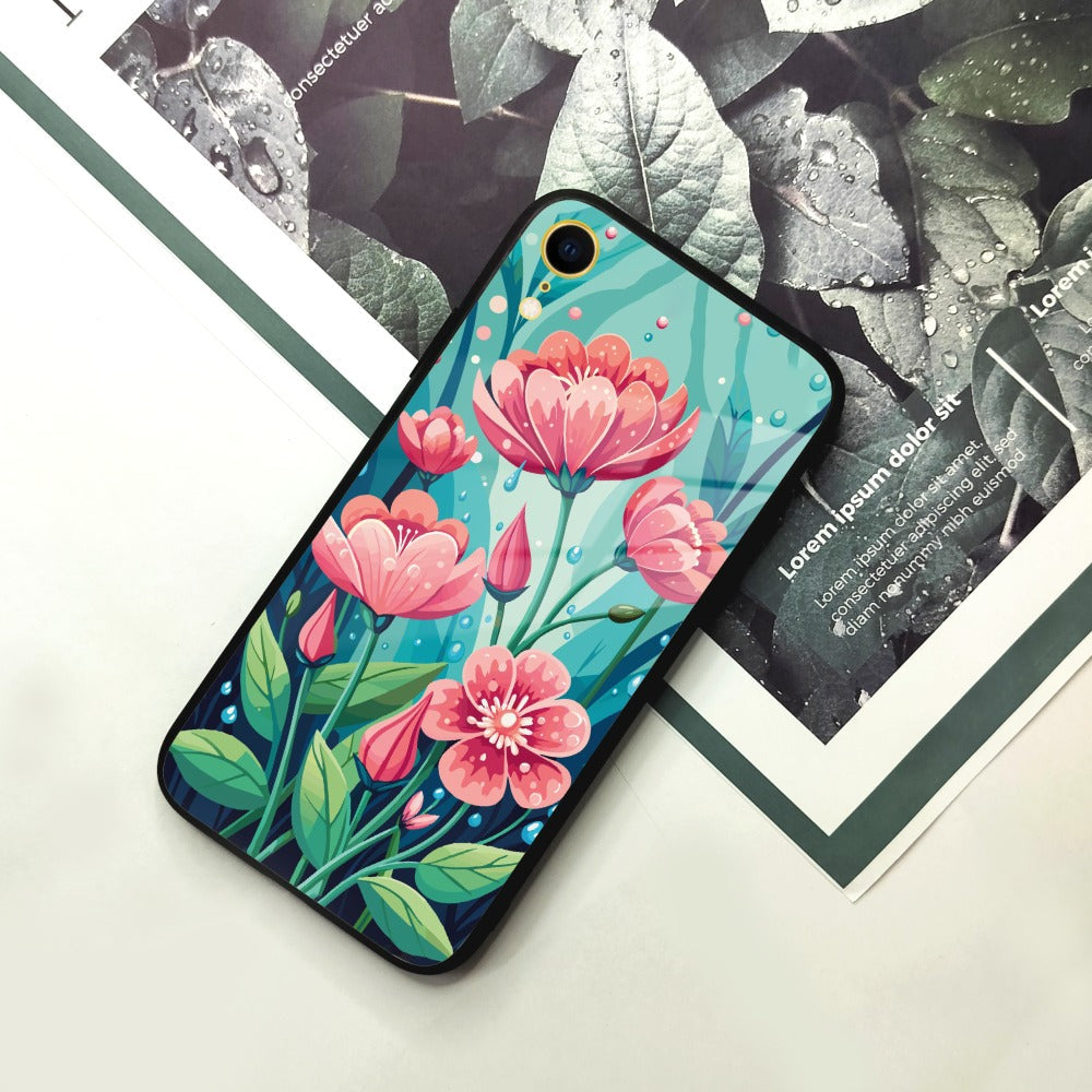 Tears of Spring Glass Case Cover For iPhone