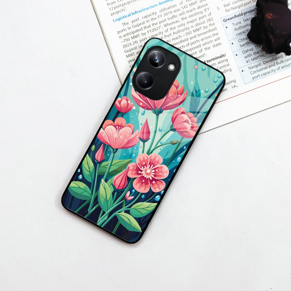 Tears of Spring Glass Case Cover For Realme/Narzo