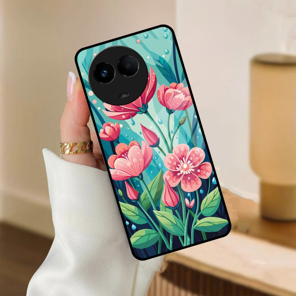 Tears of Spring Glass Case Cover For Realme/Narzo