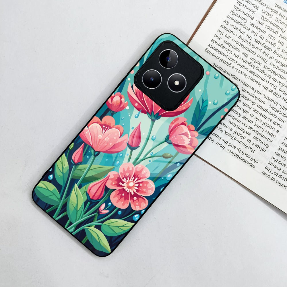 Tears of Spring Glass Case Cover For Realme/Narzo
