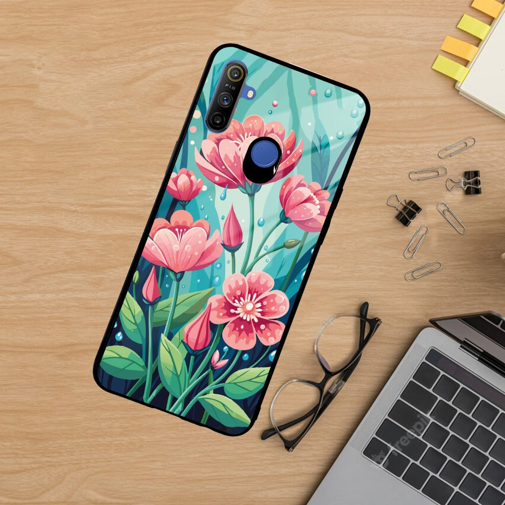 Tears of Spring Glass Case Cover For Realme/Narzo