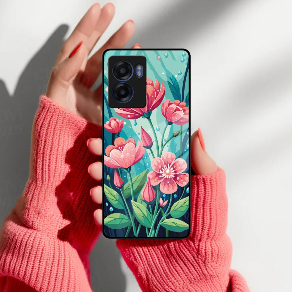 Tears of Spring Glass Case Cover For Realme/Narzo