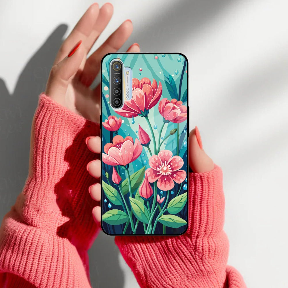 Tears of Spring Glass Case Cover For Realme/Narzo